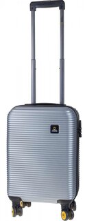 Мала валіза на 4-х колесах 37 л National Geographic Abroad, сріблястий