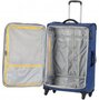 Средний тканевый чемодан на 4-х колесах 65 л Carlton Tribe II, синий