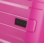 Малый 4-х колесный чемодан из полипропилена 39 л Travelite Kosmos, розовый