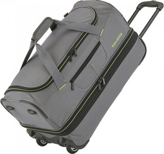 Велика дорожня сумка на 2-х колесах 98/119 л Travelite Basics Grey