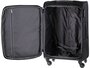 Средний чемодан на 4-х колесах 52/60 л Travelite Paklite Rom, черный
