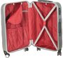 Комплект 4-х колесных чемоданов из пластика March Bumper, серебристый