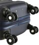 Комплект пластиковых чемоданов March Bumper, темно-синий