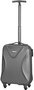 Малый пластиковый чемодан 4-х колесный 40 л March Twist, серый