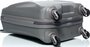 Малый пластиковый чемодан 4-х колесный 40 л March Twist, серый
