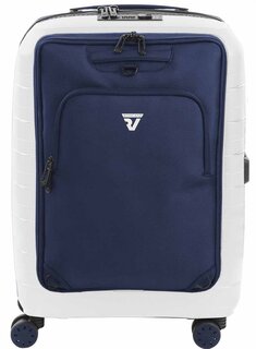 Мала валіза 42 л Roncato D-BOX, білий/синій