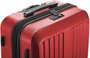 Велика пластикова валіза 74/90 л HAUPTSTADTKOFFER Xberg Germany, червоний матовий