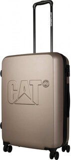 Середня валіза на 4-х колесах 65 л CAT CAT-D, коричневий