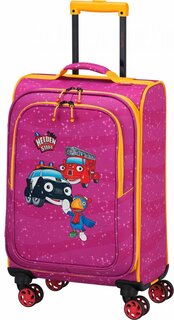 Дитяча текстильна валіза 34 л Travelite Heroes Of The City, рожева