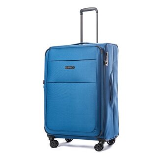 Epic Discovery Ultra 4X 89/103 л валіза з поліестеру на 4 колесах синя