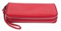 Женский  клатч-кошелек кожаный Vip Collection 1501-F Красный