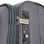 Середня тканинна валіза Travelite Crosslite на 69/80 л вагою 3,2 кг Сірий