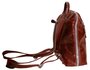 Мужская сумка-рюкзак кожаная Vip Collection 1612-D Коричневая