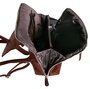 Мужская сумка-рюкзак кожаная Vip Collection 1612-D Коричневая