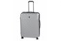Комплект чемоданов на 4-х колесах Wenger Lumen из поликарбоната в серебристом цвете