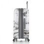 Большой чемодан из поликарбоната Heys Bianco (M) White Marble