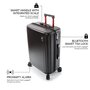 Малый 4-х колесный чемодан Heys Smart Connected Luggage (S) Silver