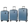 Members Nexa (S/M/L) комплект валіз з ABS пластику на 4 колесах блакитний