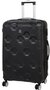 Велика 4-х колісна валіза 84/105 л IT Luggage Hexa Black