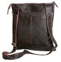 Мужская сумка-папка кожаная Vip Collection 296-F коричневая