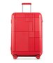 Echolac MONOGRAM 36/40 л валіза з поліпропілену на 4 колесах червона