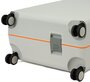 Echolac FUSION 46 л валіза з поліпропілену на 4 колесах світло-сіра