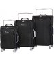 IT Luggage NEW YORK комплект чемоданов из полиэстера на 4 колесах черный