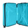 IT Luggage MESMERIZE комплект валіз з ABS пластику на 4 колесах блакитний