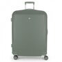 Gabol Vermont 92 л чемодан из ABS пластика на 4 колесах зеленый