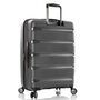 Heys Metallix 88 л чемодан из дюрафлекса на 4 колесах серый