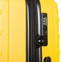 CAT Industrial Plate 36 л чемодан из пластика на 4 колесах желтый