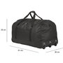 TravelZ Wheelbag 100 Black 100 л сумка дорожня на колесах з поліестеру чорна