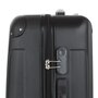 TravelZ Light (M) Black 66 л чемодан из пластика на 4 колесах черный