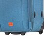 TravelZ Hipster (M) Jeans Blue 70 л чемодан из полиэстера на 2 колесах синий
