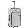 TravelZ Hipster (M) Grey 70 л чемодан из полиэстера на 2 колесах серый