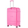 TravelZ Big Bars (L) Pink 106 л валіза з поліпропілену на 4 колесах рожева