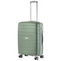 TravelZ Big Bars (M) Olive Green 63 л чемодан из полипропилена на 4 колесах зеленый