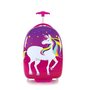 Heys FASHION/Unicorn Pink Round 27 л детский пластиковый чемодан на 2 колесах розовый