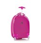 Heys FASHION/Unicorn Pink Round 27 л дитяча пластикова валіза на 2 колесах рожева