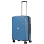 CarryOn Transport (M) Blue Jeans 65/77 л чемодан из полипропилена на 4 колесах синий