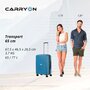 CarryOn Transport (M) Blue Jeans 65/77 л чемодан из полипропилена на 4 колесах синий