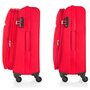 CarryOn AIR (L) Cherry Red 100/120 л чемодан из полиэстера на 4 колесах красный