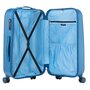 CarryOn Skyhopper (M) Cool Blue 57 л чемодан из поликарбоната на 4 колесах синий