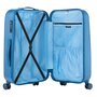 CarryOn Skyhopper (S) Cool Blue 32 л валіза з полікарбонату на 4 колесах синя