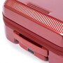 Piquadro CUBICA/Red L 89 л чемодан из поликарбоната на 4 колесах красный