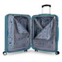 Gabol Clever (M) Turquoise 61 л чемодан из пластика на 4 колесах бирюзовый