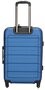 Enrico Benetti Little Rock Steel Blue M 80 л чемодан из пластика на 4 колесах синий