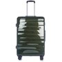 Epic Vision 103 л чемодан из поликарбоната\ABS-пластика на 4 колесах темно-зеленый