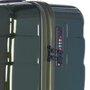 Epic Vision 103 л чемодан из поликарбоната\ABS-пластика на 4 колесах темно-зеленый