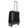 Piquadro BL SQUARE 32 л чемодан из натуральной кожи на 4-х колесах черный